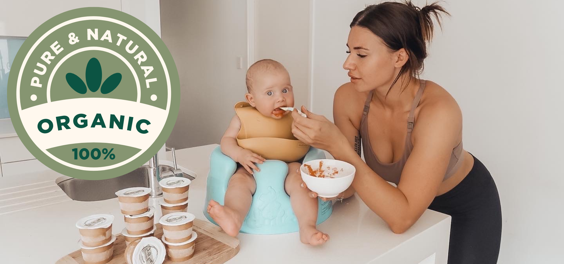 Pure and Natural 100% Organic Baby and Toddler Food - My Baby Organics Australia