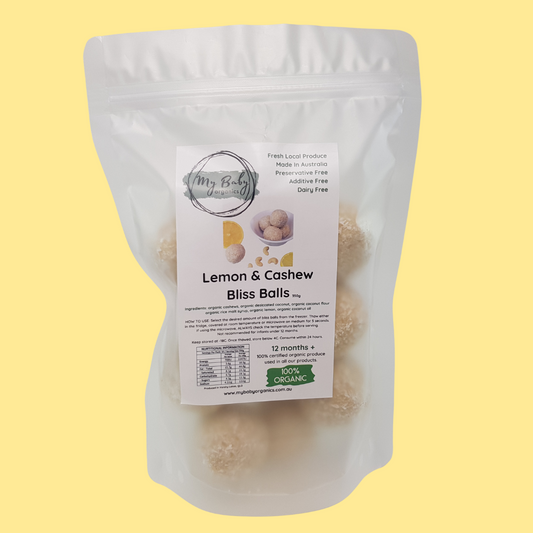My Baby Organics Australia - Lemon & Cashew Lactation Bliss Balls