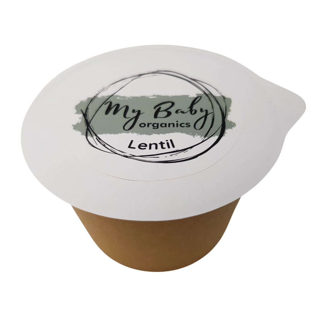 Bowl of Lentil Purée Baby and Toddler Food Pod, My Baby Organics Australia